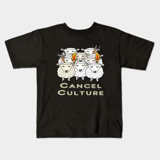 Cancel Culture Woke Mob Kids T-Shirt